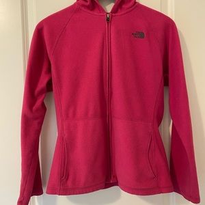 The North Face Girls XL (18) Fleece zip up hoodie